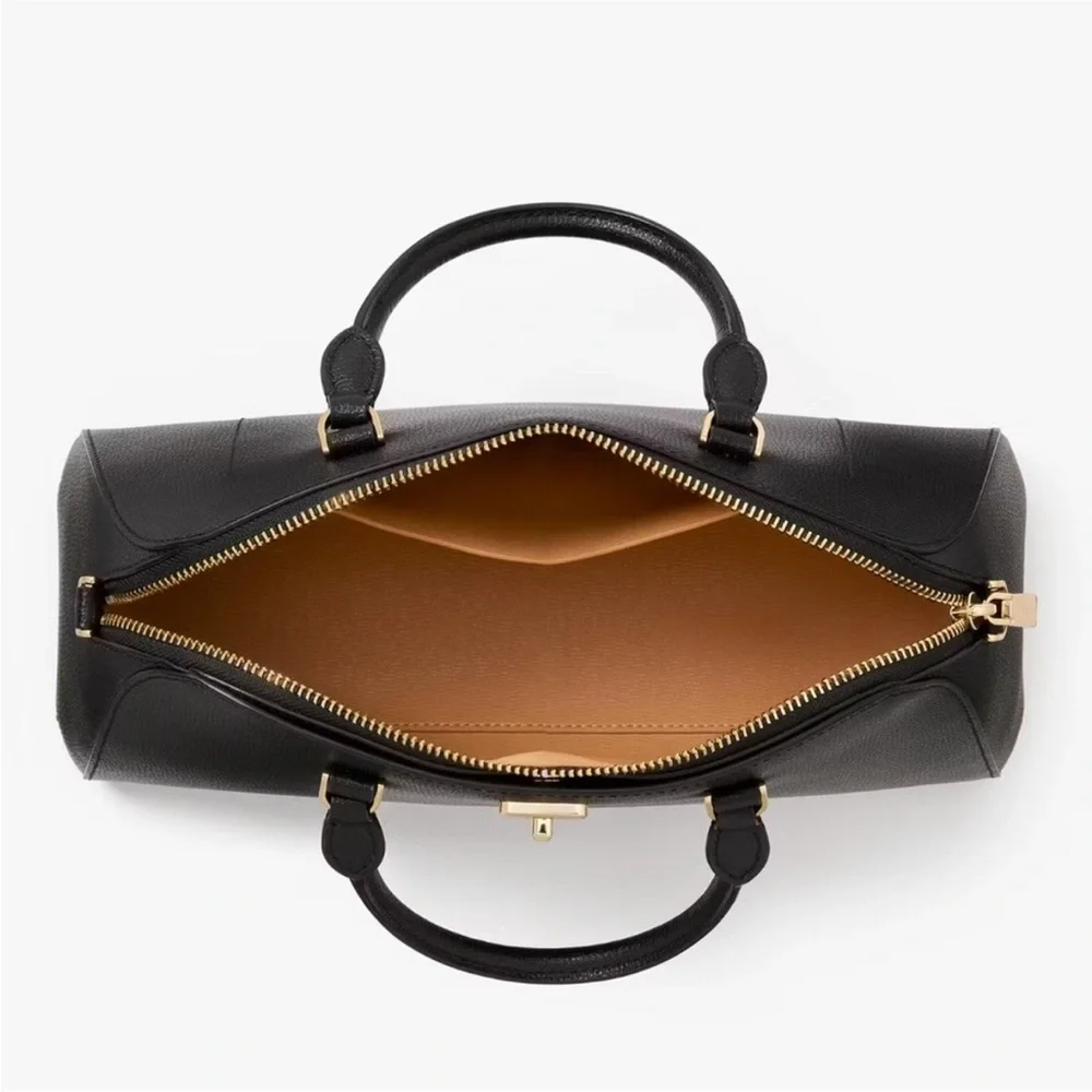 Kate Spade Phoebe Satchel Elegant Black Handbag Bag